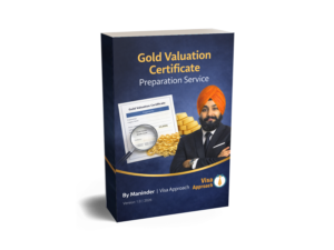 Gold Valuation Certificate for Visa Applications
